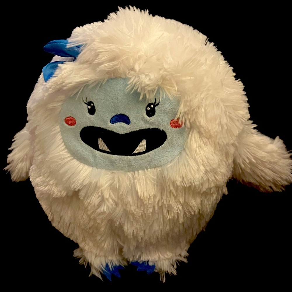 Abominable snowman yeti girl plush
